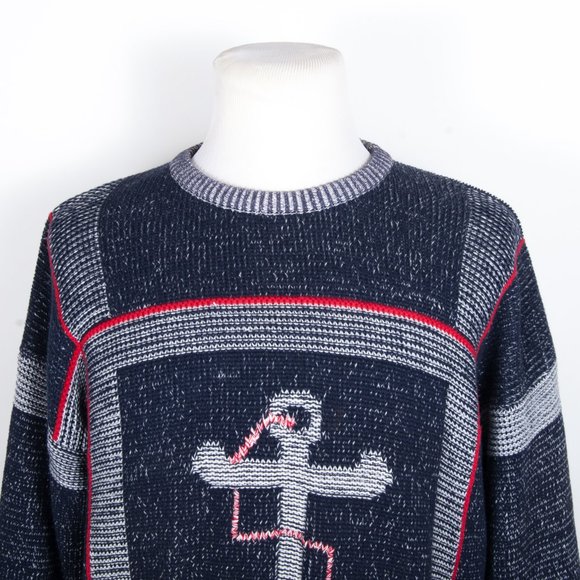 Vintage Archie Brown & Son Anchor Knit Sweater - Picture 2 of 8